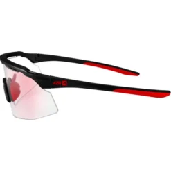 Occhiali da sole AZR Iseran Noire Mate Rouge Photochromique Irisé Rouge
