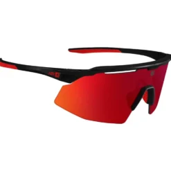 Occhiali da sole AZR Iseran Noire Mate Rouge Multicouche Rouge