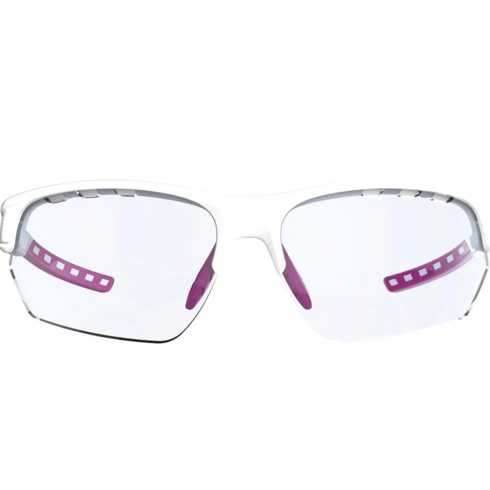 Occhiali da sole AZR Izoard Blanc Vernie Incolore Photochromique