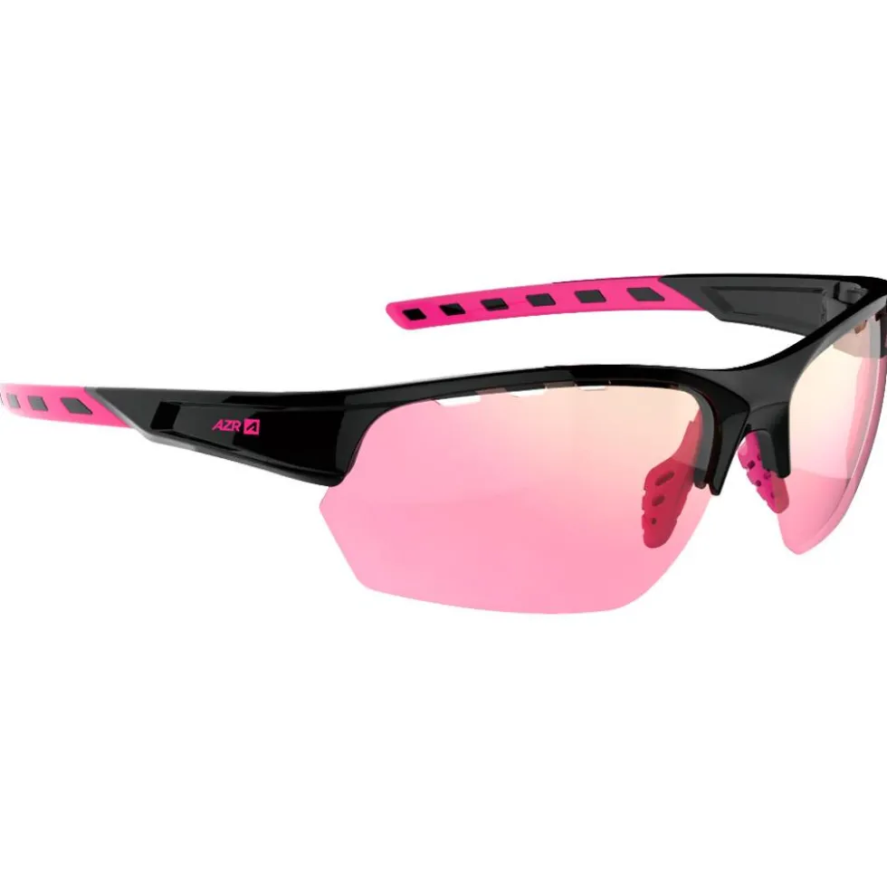 Occhiali da sole AZR Izoard Noire Vernie Irise Rose Photochromique