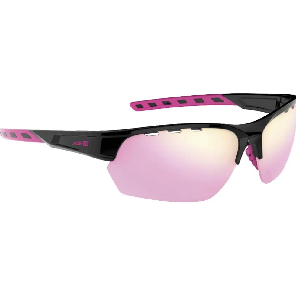 Occhiali da sole AZR Izoard Noire Vernie Irise Rose Photochromique