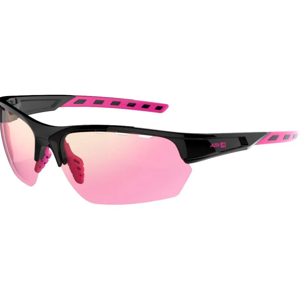 Occhiali da sole AZR Izoard Noire Vernie Irise Rose Photochromique