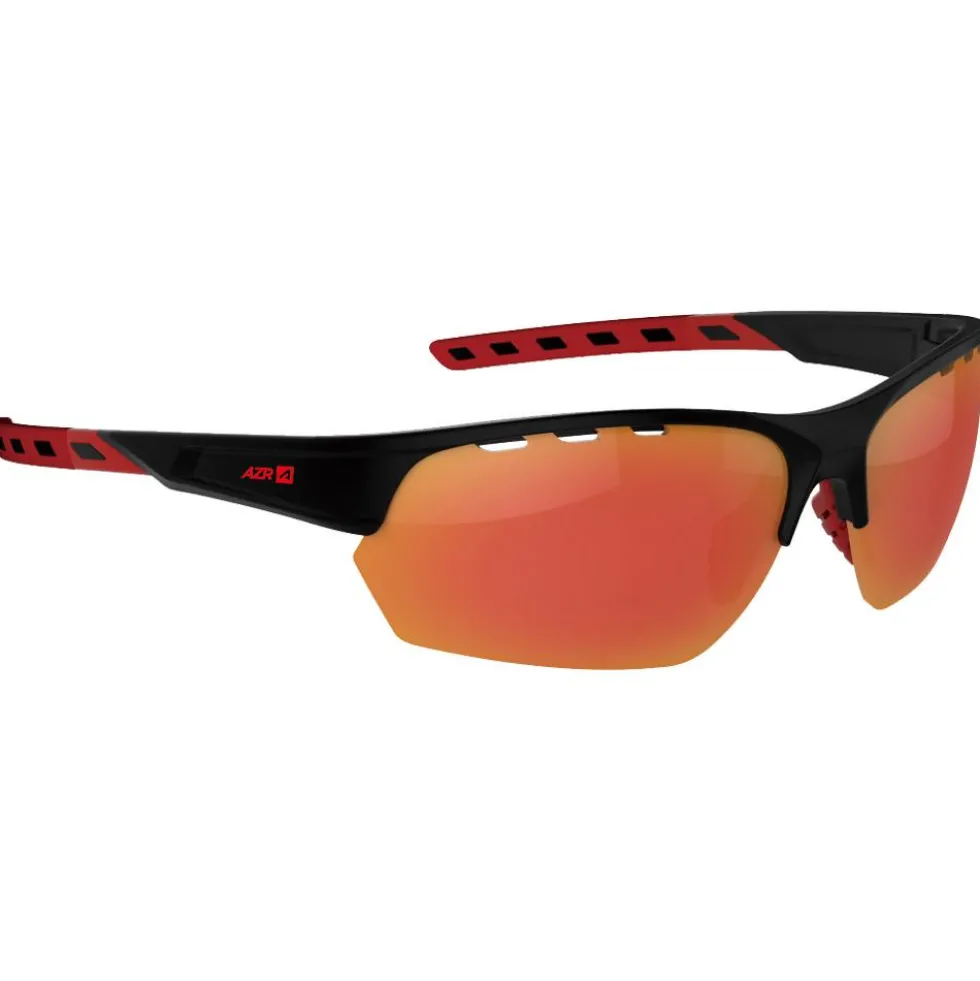 Occhiali da sole AZR Izoard Noire Mate Irise Rouge Photochromique
