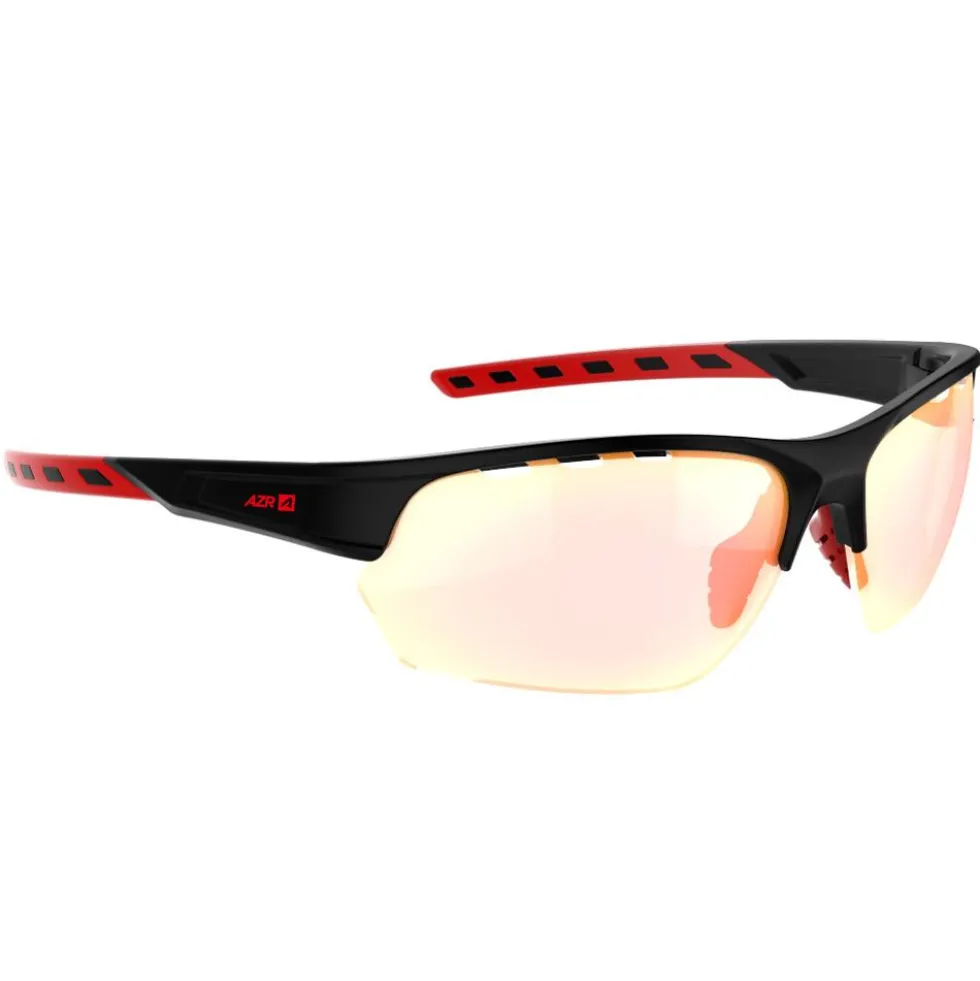 Occhiali da sole AZR Izoard Noire Mate Irise Rouge Photochromique