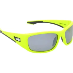 Occhiali da sole AZR Nouméa Jaune Fluo Gris Miroir Polarized