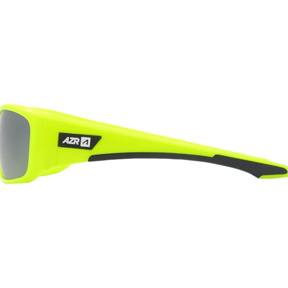Occhiali da sole AZR Nouméa Jaune Fluo Gris Miroir Polarized