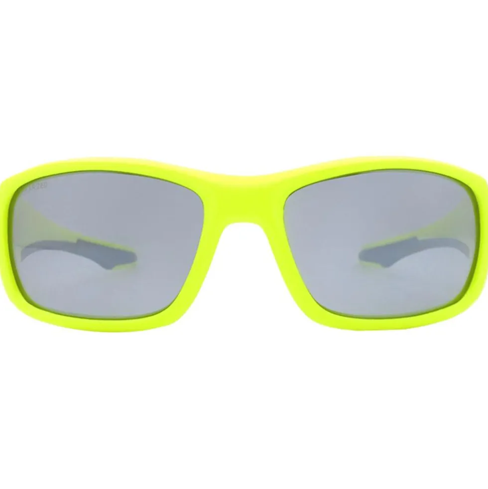 Occhiali da sole AZR Nouméa Jaune Fluo Gris Miroir Polarized