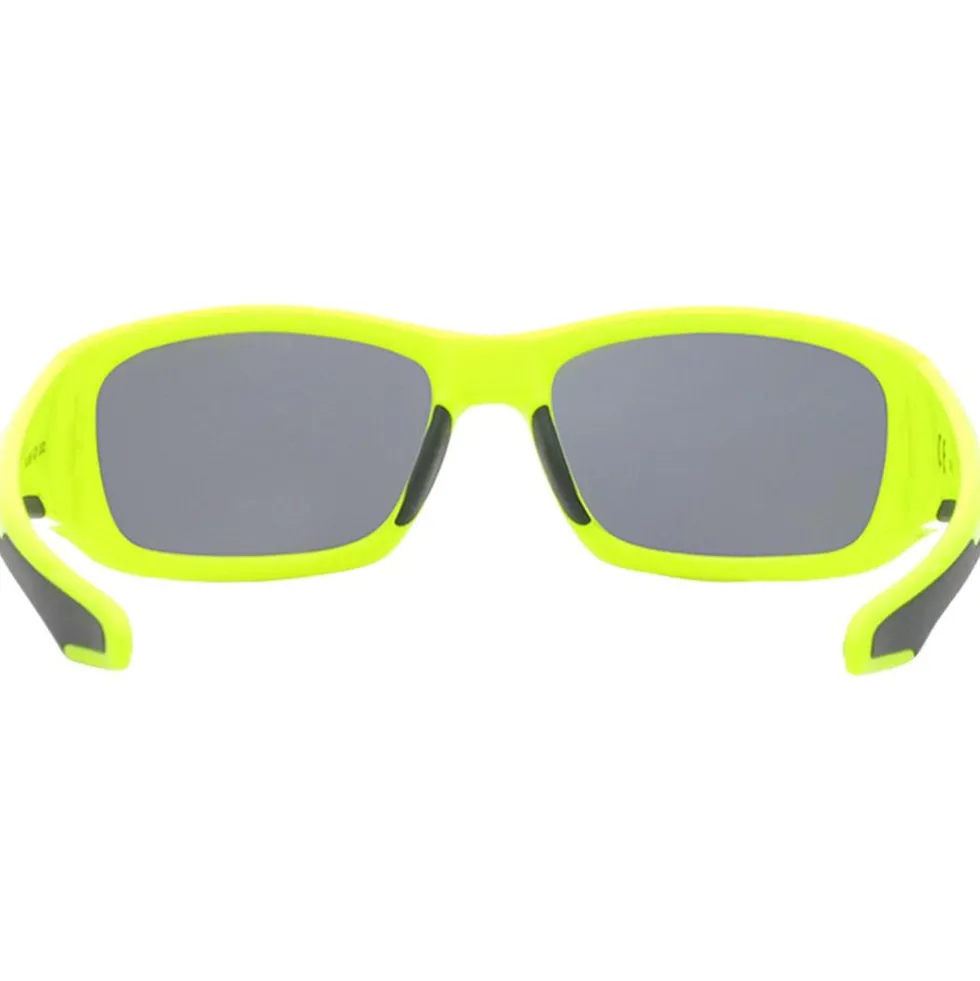 Occhiali da sole AZR Nouméa Jaune Fluo Gris Miroir Polarized