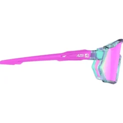 Occhiali da sole AZR Pro Race Jr Rx Turquoise Crystale Rose Vernie Multicouche Rose