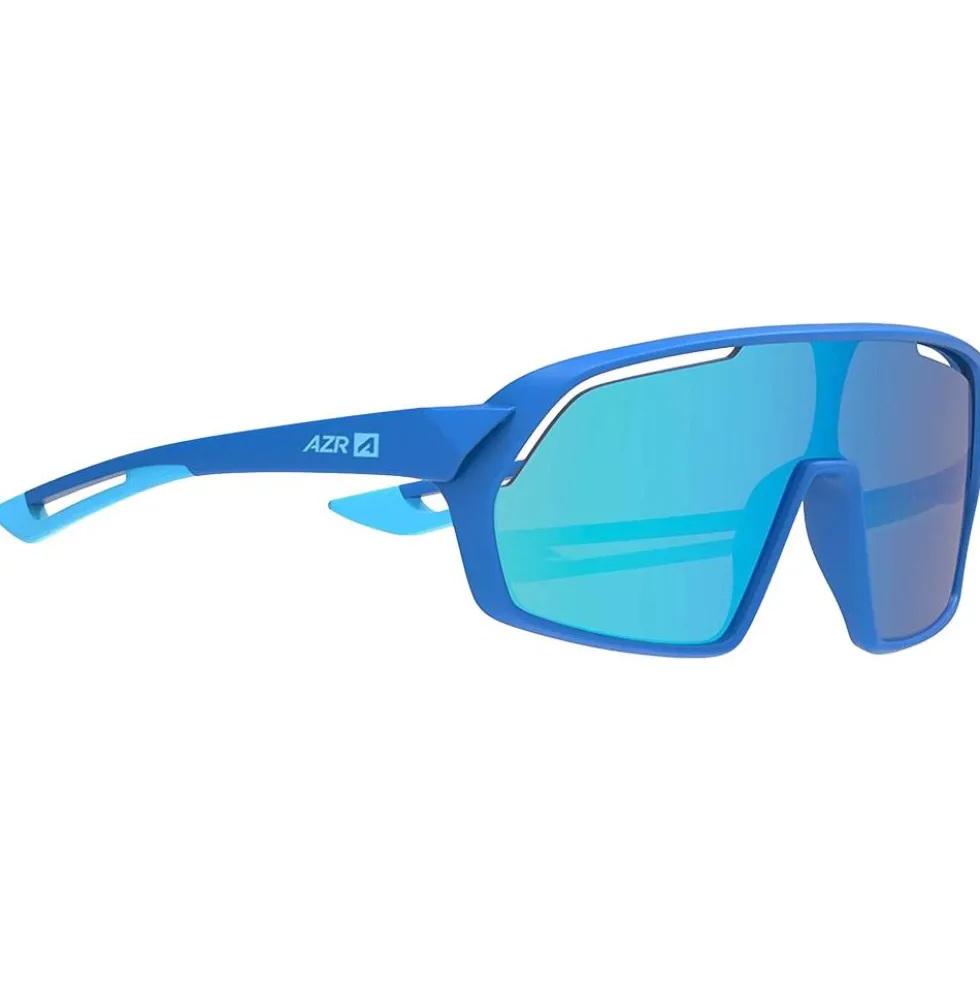 Occhiali da sole AZR Pro Race Mini Junior Bleue Mate Multicouche Bleu