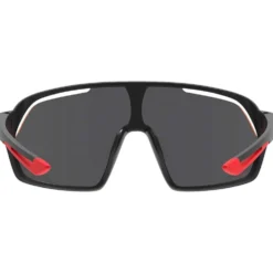Occhiali da sole AZR Pro Race Mini Junior Noire Mat Rouge Multicouche Rouge