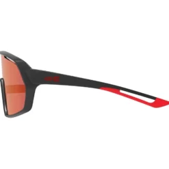 Occhiali da sole AZR Pro Race Mini Junior Noire Mat Rouge Multicouche Rouge