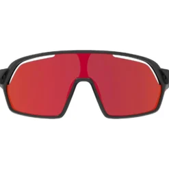 Occhiali da sole AZR Pro Race Mini Junior Noire Mat Rouge Multicouche Rouge
