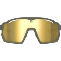 Occhiali da sole AZR Pro Race Rx Kaki Mate Ecran Jaune Multicouche Cat 3
