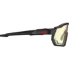 Occhiali da sole AZR Pro Race Rx Noire Vernie Irisé Rouge Photochromique