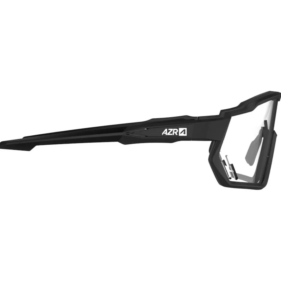 Occhiali da sole AZR Pro Race Rx Noire Mate Incolore Photochromique