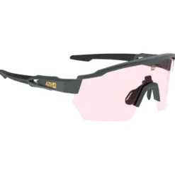 Occhiali da sole AZR Race Rx Carbone Mat Noire Photochromique Irisé Rouge