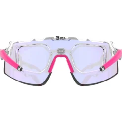 Occhiali da sole AZR Speed Rx Blanche Vernie Grise Photochromique Irisé Rose