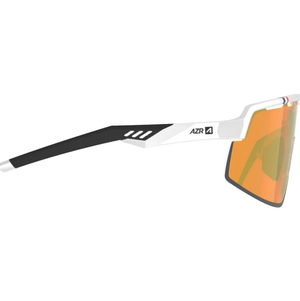 Occhiali da sole AZR Speed Rx Blanche Vernie Noire Multicouche Gold