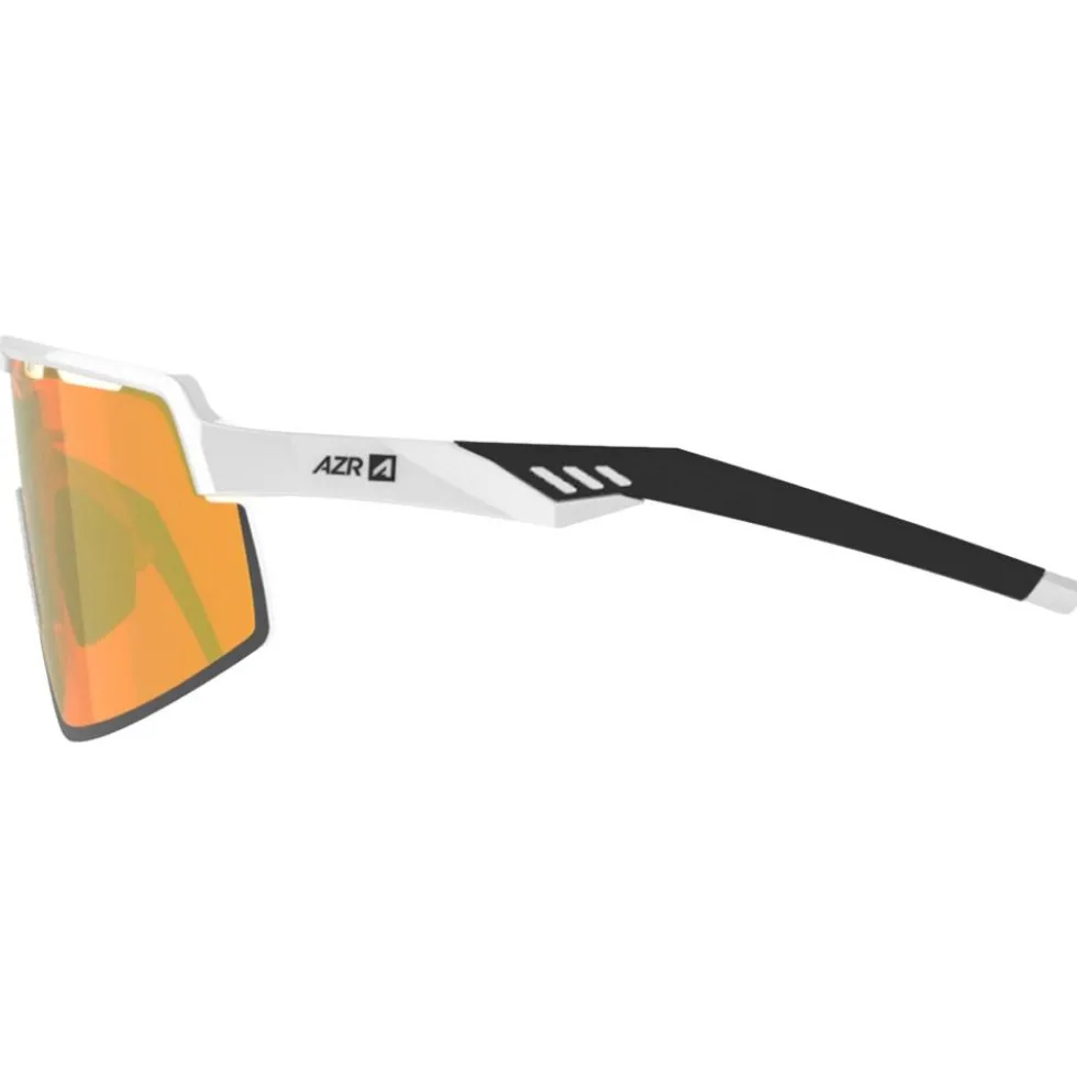 Occhiali da sole AZR Speed Rx Blanche Vernie Noire Multicouche Gold