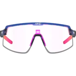 Occhiali da sole AZR Speed Rx Bleue Vernie Photochromique Irisé Rouge