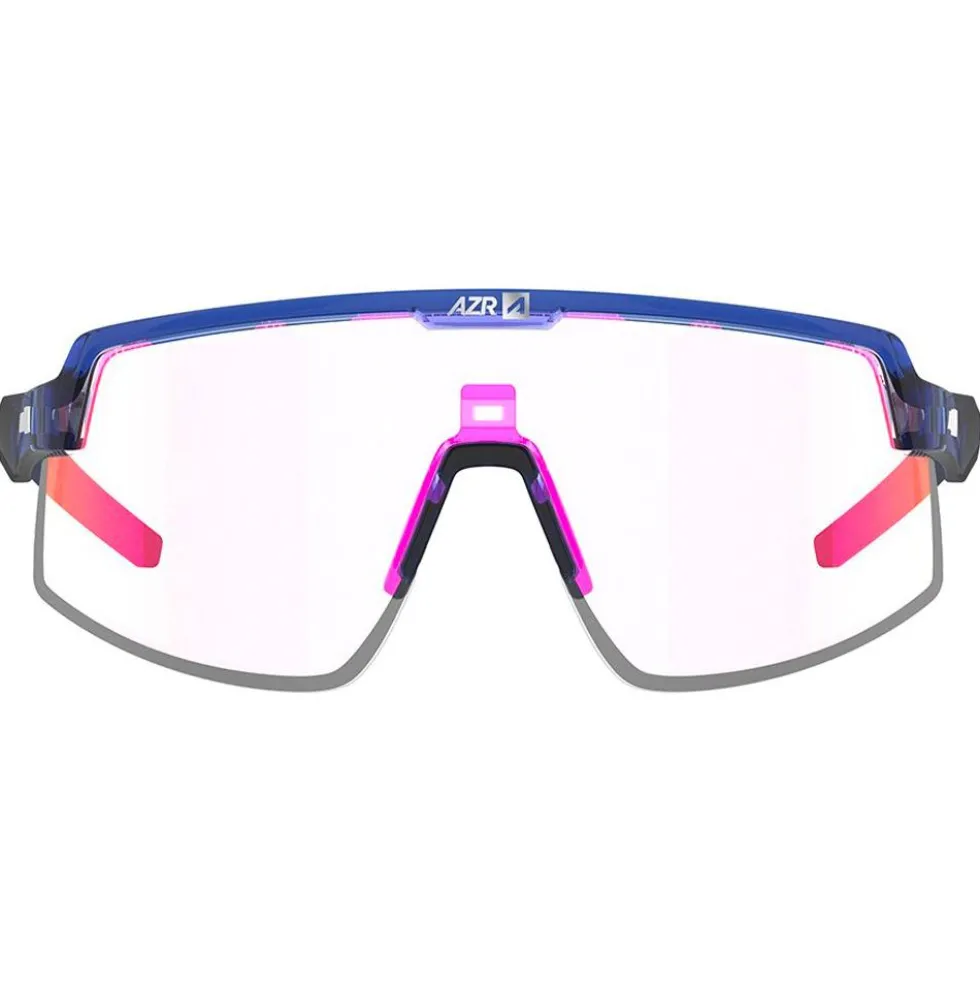 Occhiali da sole AZR Speed Rx Bleue Vernie Photochromique Irisé Rouge