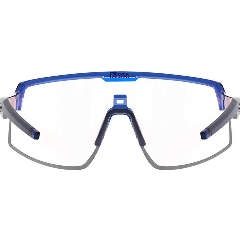 Occhiali da sole AZR Speed Rx Bleue Vernie Photochromique Irisé Rouge