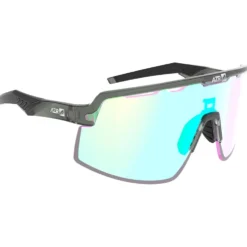 Occhiali da sole AZR Speed Rx Crystale Army Vernie Irisé Vert