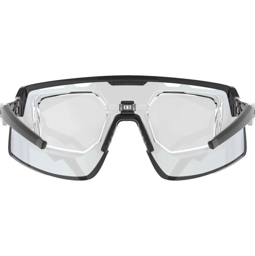 Occhiali da sole AZR Speed Rx Noire Vernie Photochromique Irisé Bleu