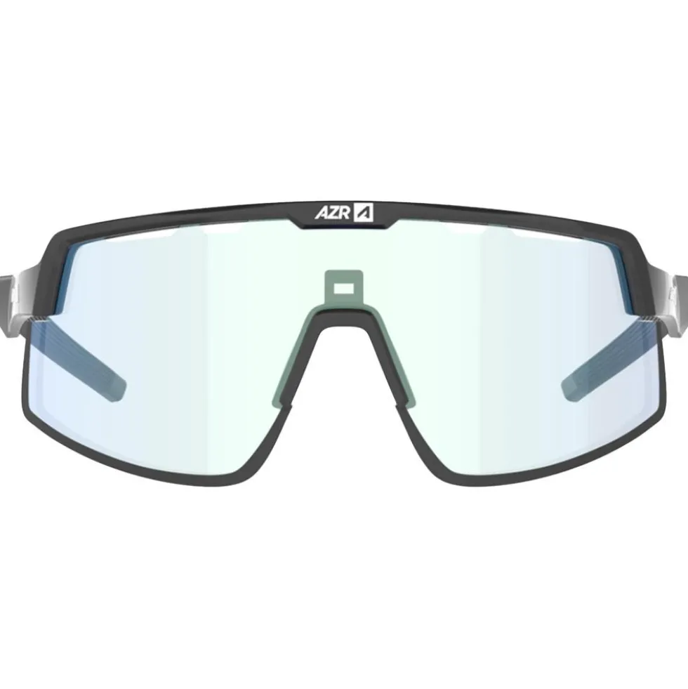 Occhiali da sole AZR Speed Rx Noire Vernie Photochromique Irisé Bleu