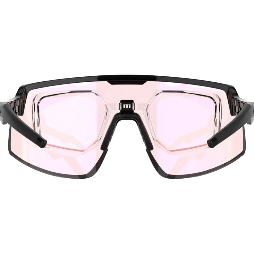Occhiali da sole AZR Speed Rx Noire Mate Photochromique Irisé Rouge