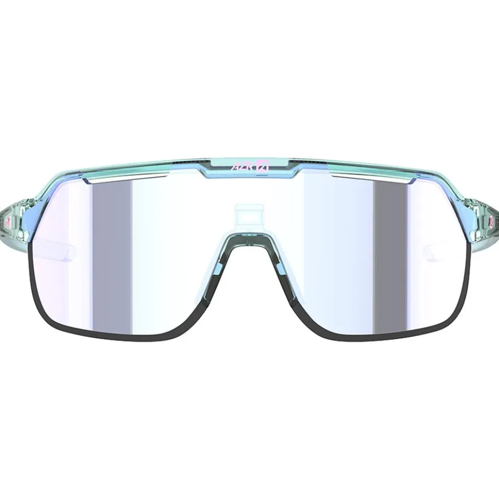 Occhiali da sole AZR Victory Rx Crystal Grise Vernie Irisé Rose