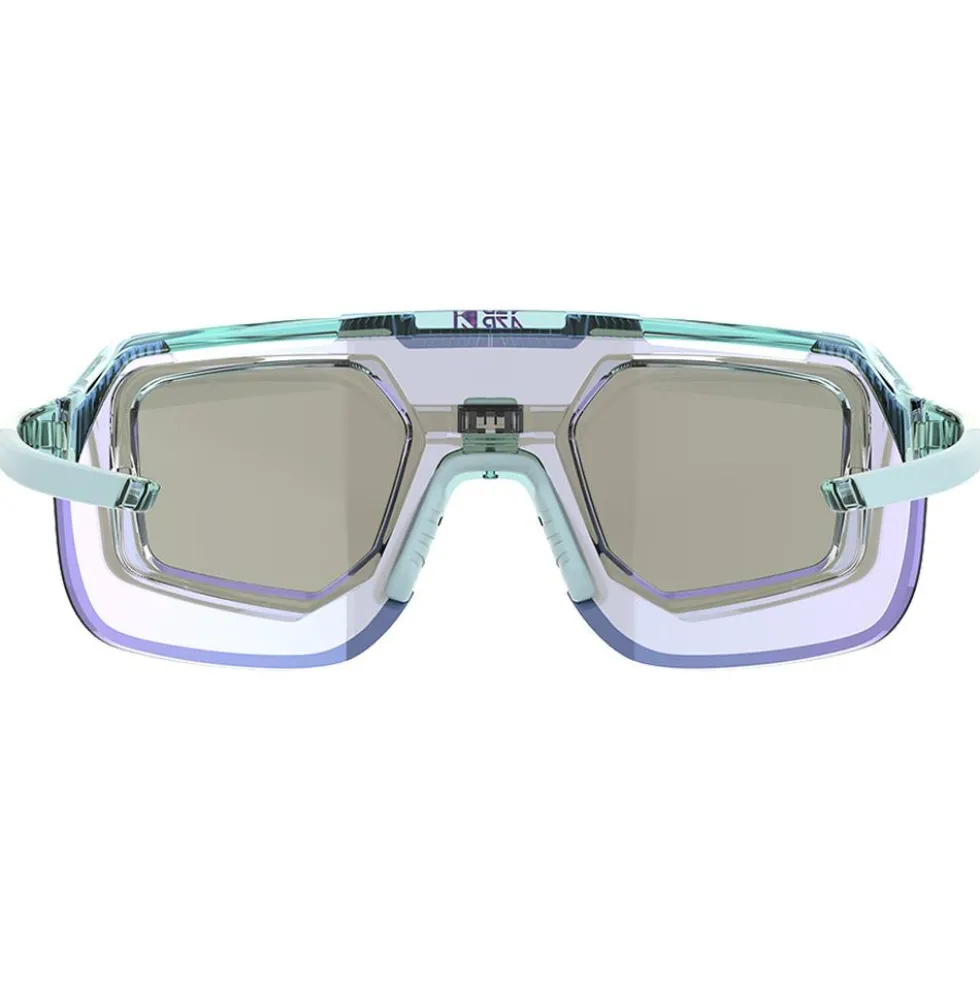 Occhiali da sole AZR Victory Rx Crystal Grise Vernie Irisé Rose