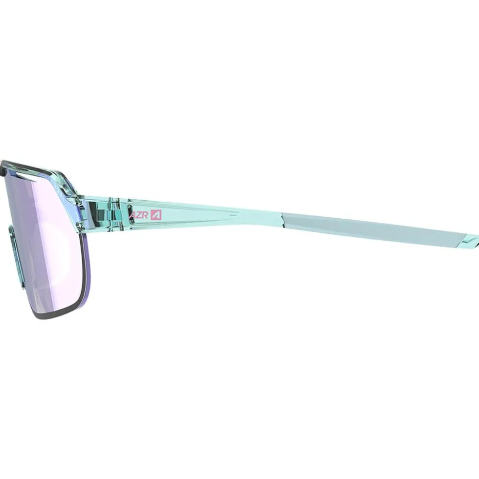 Occhiali da sole AZR Victory Rx Crystal Grise Vernie Irisé Rose