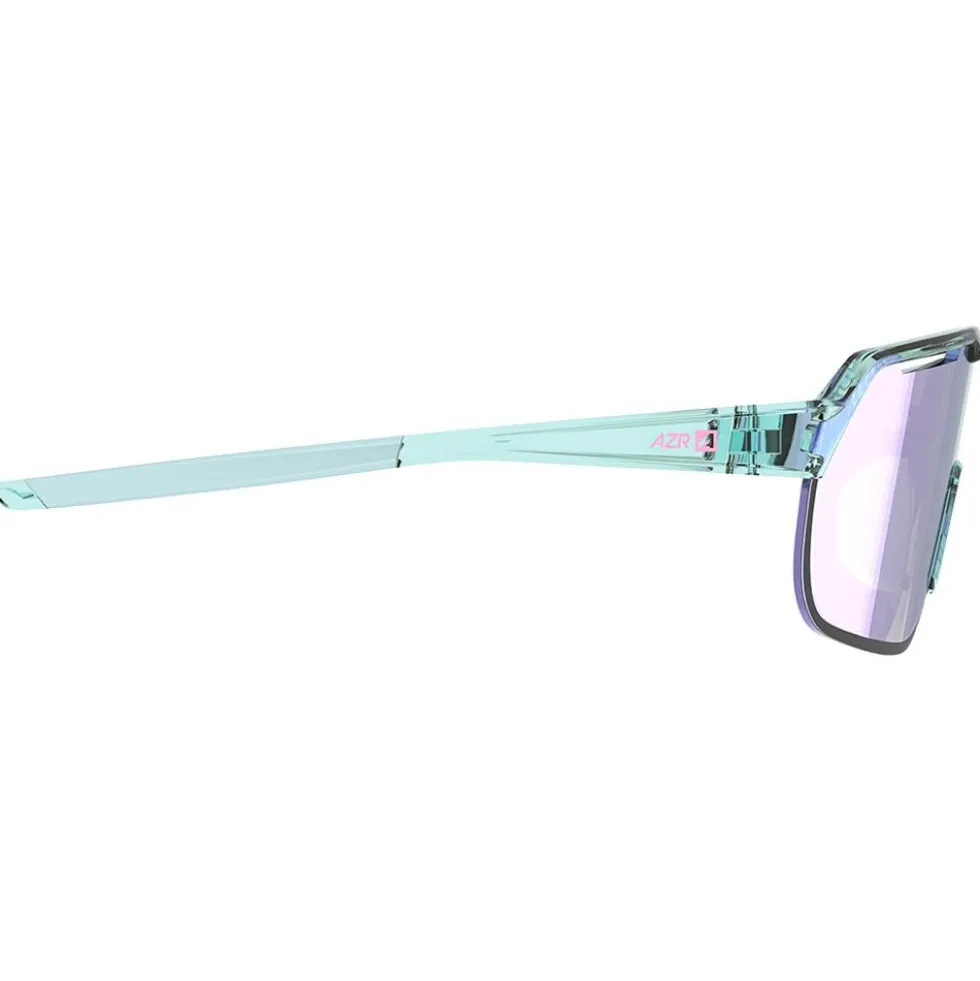 Occhiali da sole AZR Victory Rx Crystal Grise Vernie Irisé Rose