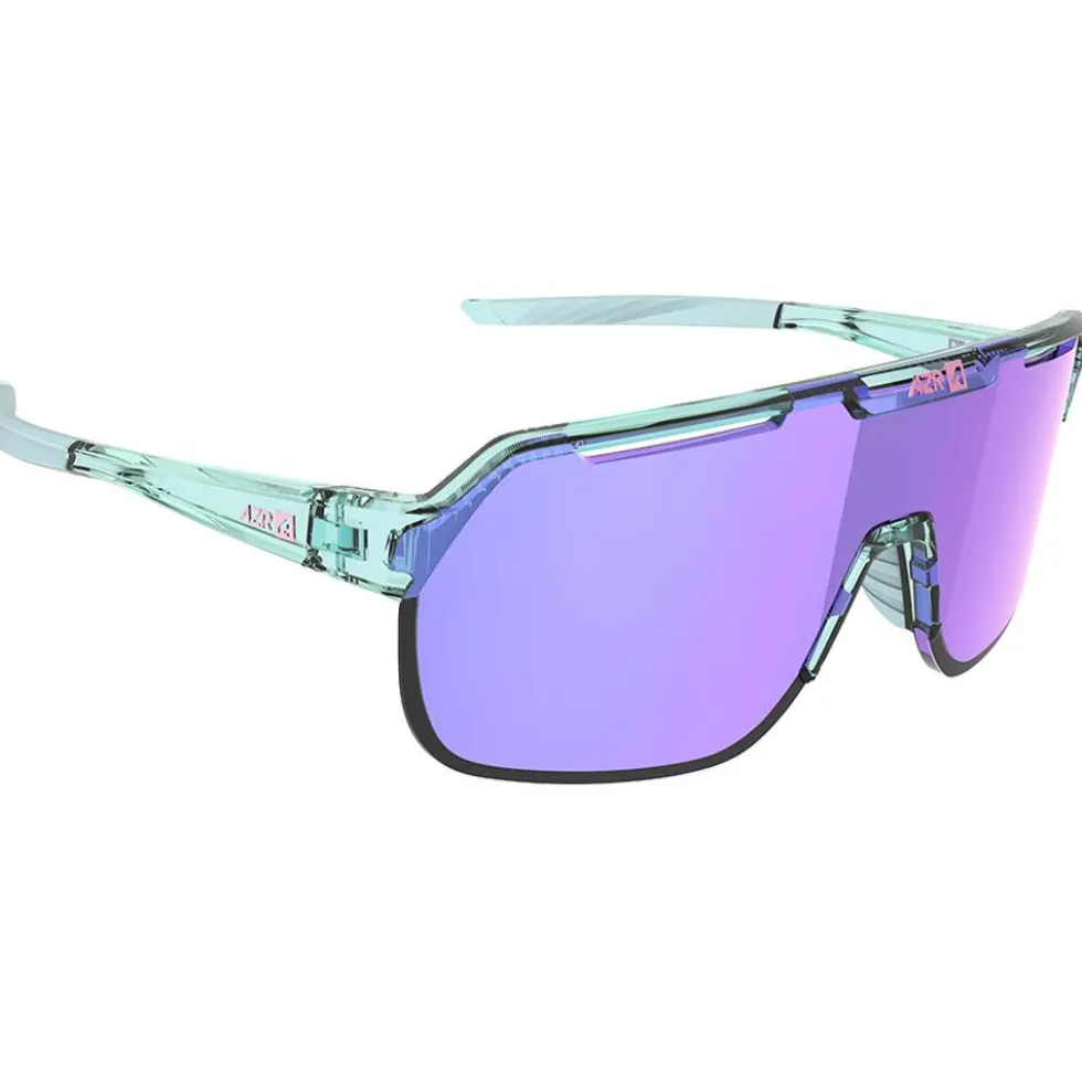 Occhiali da sole AZR Victory Rx Crystal Grise Vernie Irisé Rose