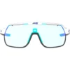 Occhiali da sole AZR Victory Rx Blanche Vernie Photochromique Irisé Bleu