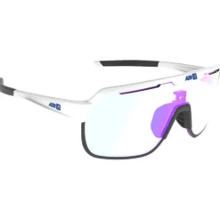 Occhiali da sole AZR Victory Rx Blanche Vernie Photochromique Irisé Bleu