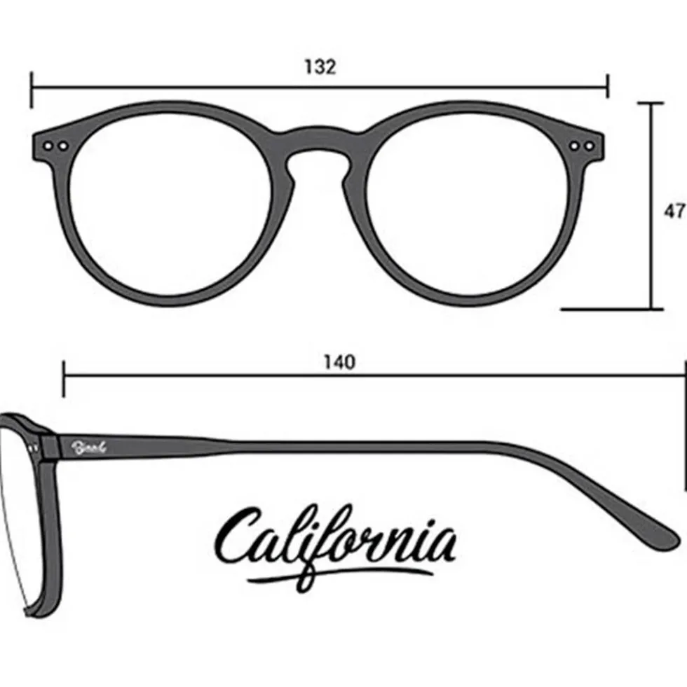 Occhiali da sole Binocle Eyewear California Nude Grey Polarized