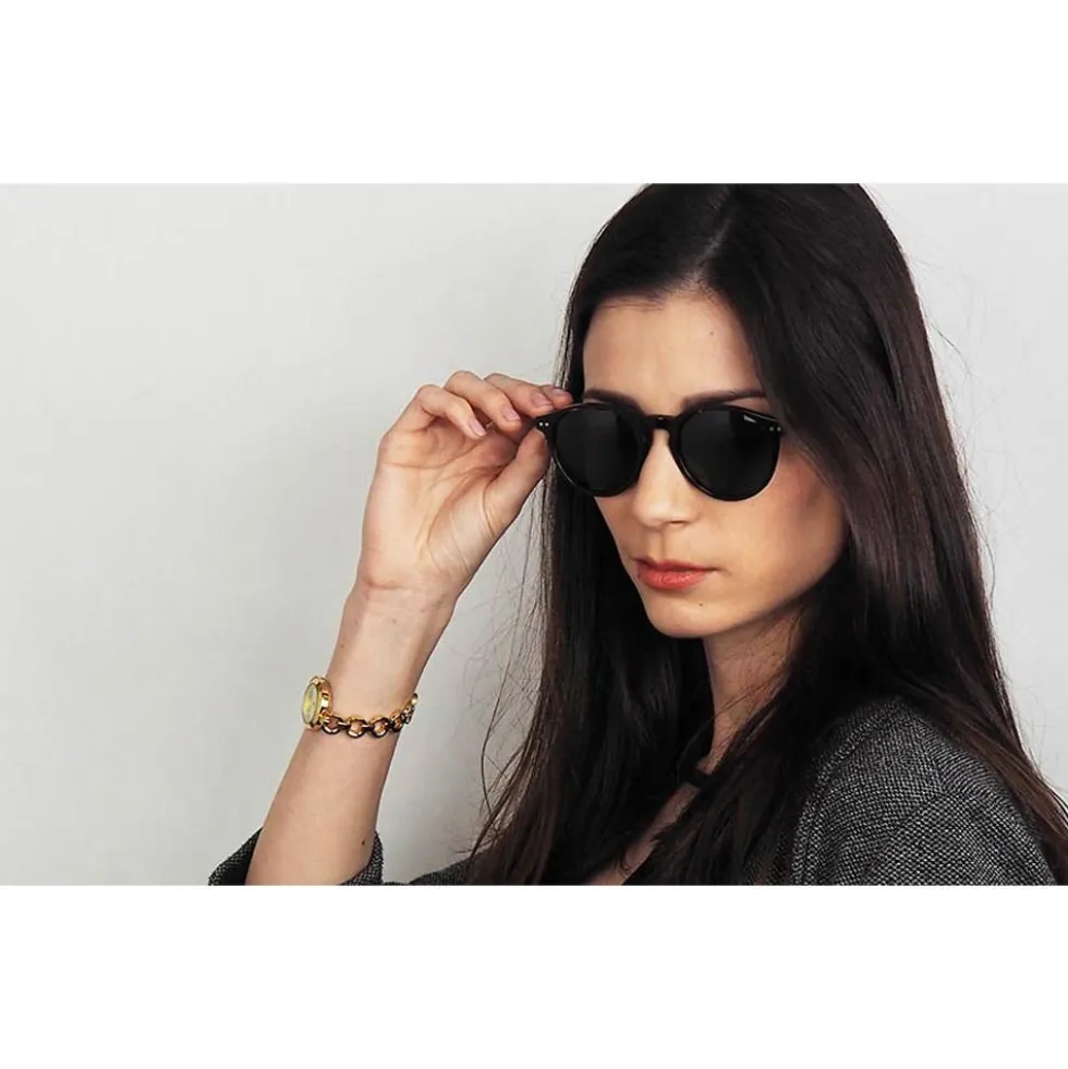 Occhiali da sole Binocle Eyewear California Shiny Tortoise Grey Polarized
