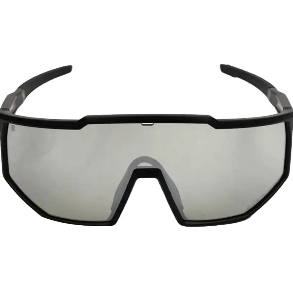 Occhiali da sole Binocle Eyewear Horizon Shiny Black Silver Mirror Polarized