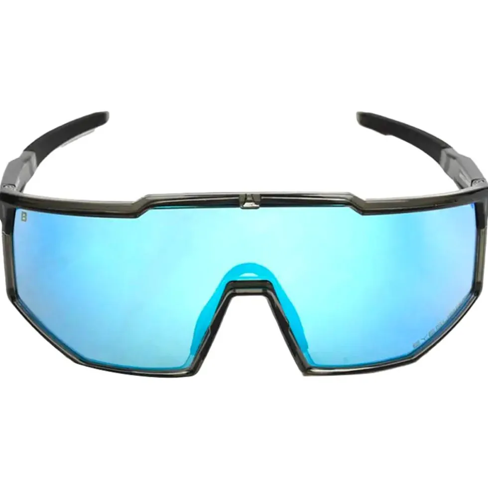 Occhiali da sole Binocle Eyewear Horizon Shiny Grey Ice Blue Mirror Polarized