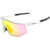 Occhiali da sole Binocle Eyewear Horizon Shiny Translucide Pink Mirror Polarized