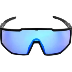 Occhiali da sole Binocle Eyewear Horizon Shiny Black Blue Mirror Polarized