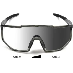Occhiali da sole Binocle Eyewear Horizon Shiny Grey Translucide Grey Photo