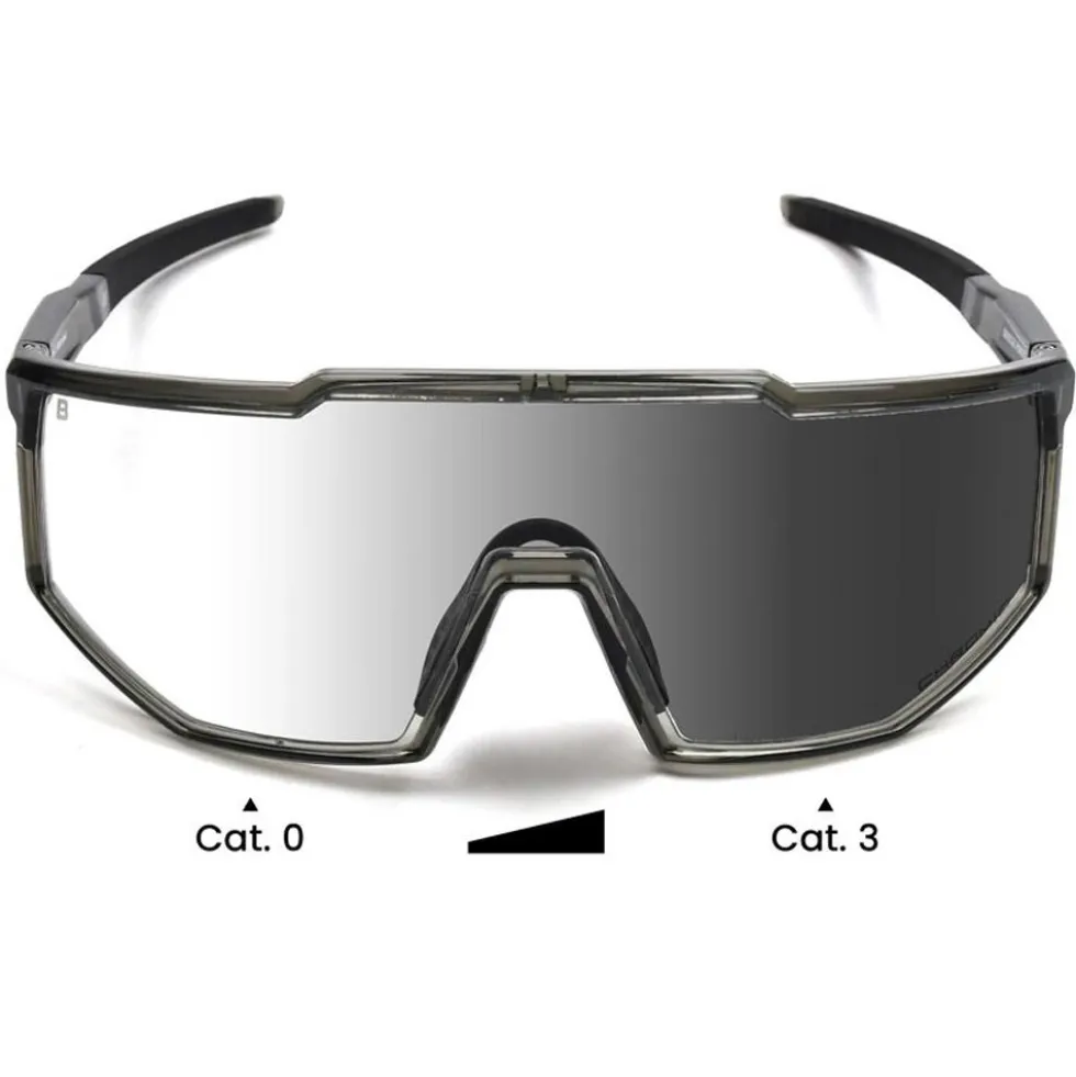 Occhiali da sole Binocle Eyewear Horizon Shiny Grey Translucide Grey Photo