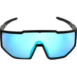 Occhiali da sole Binocle Eyewear Horizon Shiny Black Ice Blue Mirror Polarized