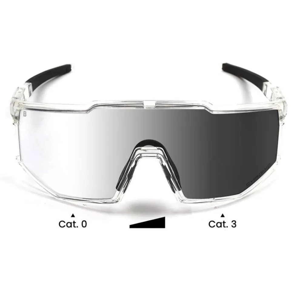 Occhiali da sole Binocle Eyewear Horizon Shiny Translucide Translucide Grey Photo