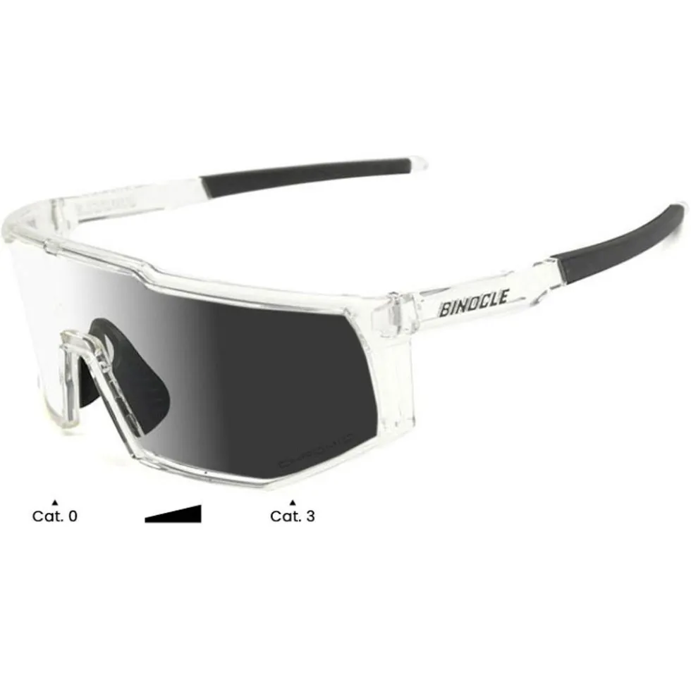 Occhiali da sole Binocle Eyewear Horizon Shiny Translucide Translucide Grey Photo