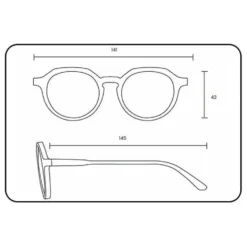 Occhiali da sole Binocle Eyewear Melbourne Shiny Grey Grey Polarized